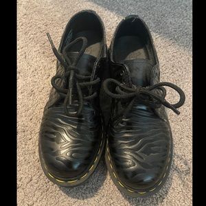 COPY - Dr. Martens-1461 ZEBRA EMBOSS SMOOTH LEATHER OXFORD SHOES